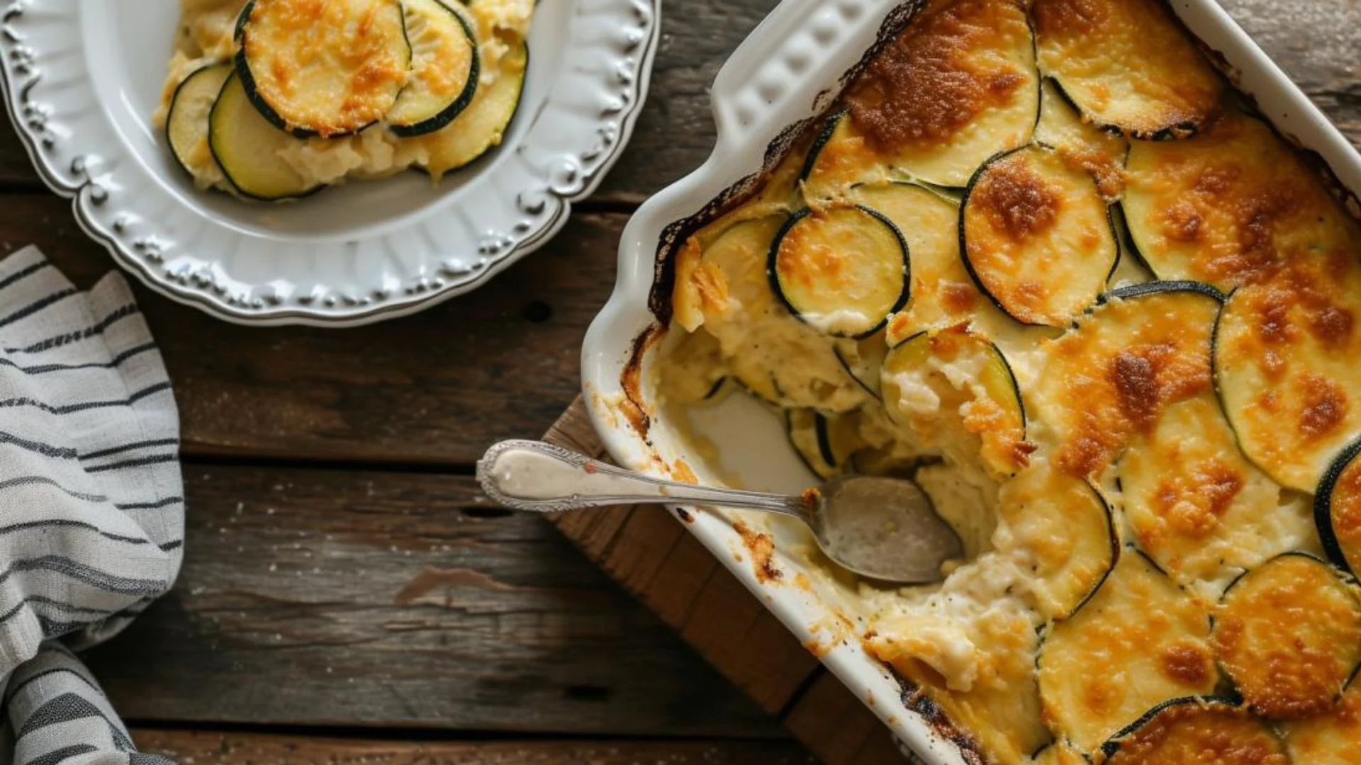 Gratin de courgettes : un délice sain