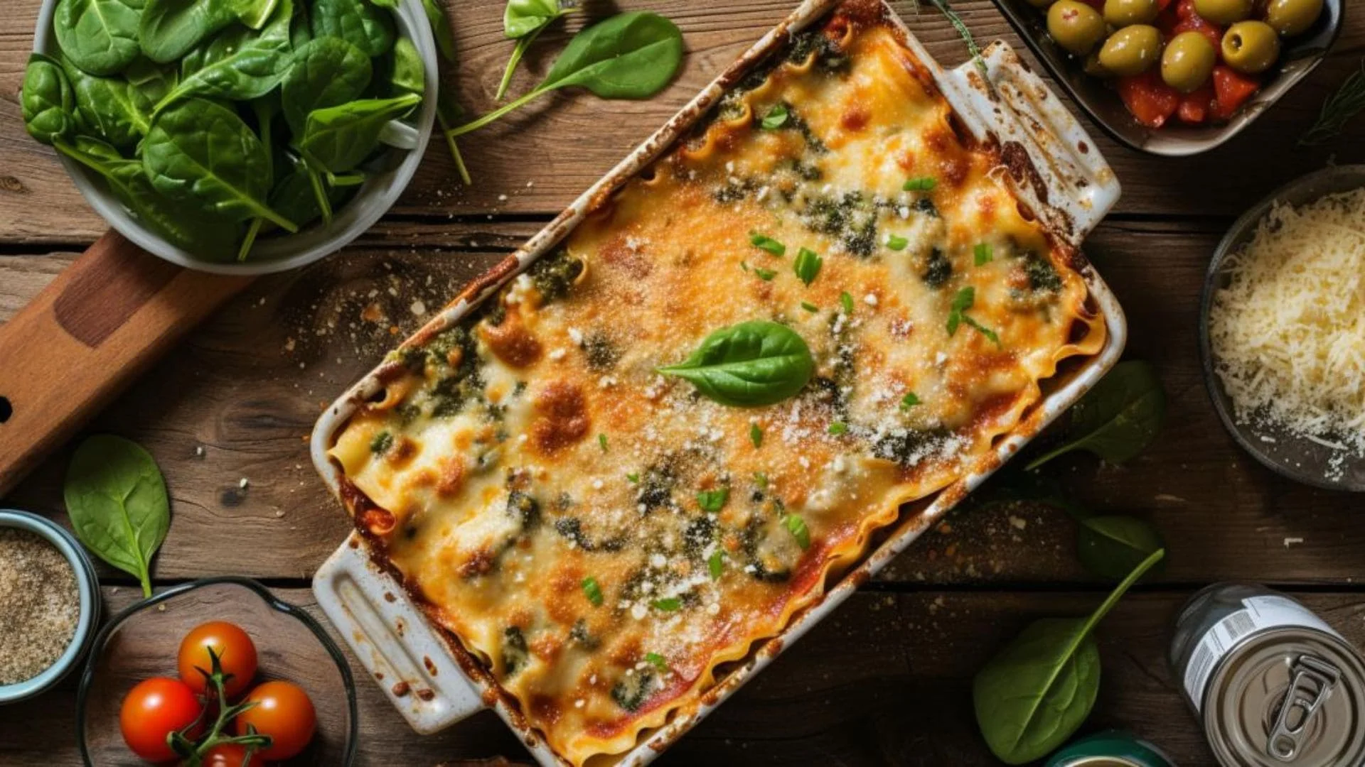 Lasagnes aux épinard