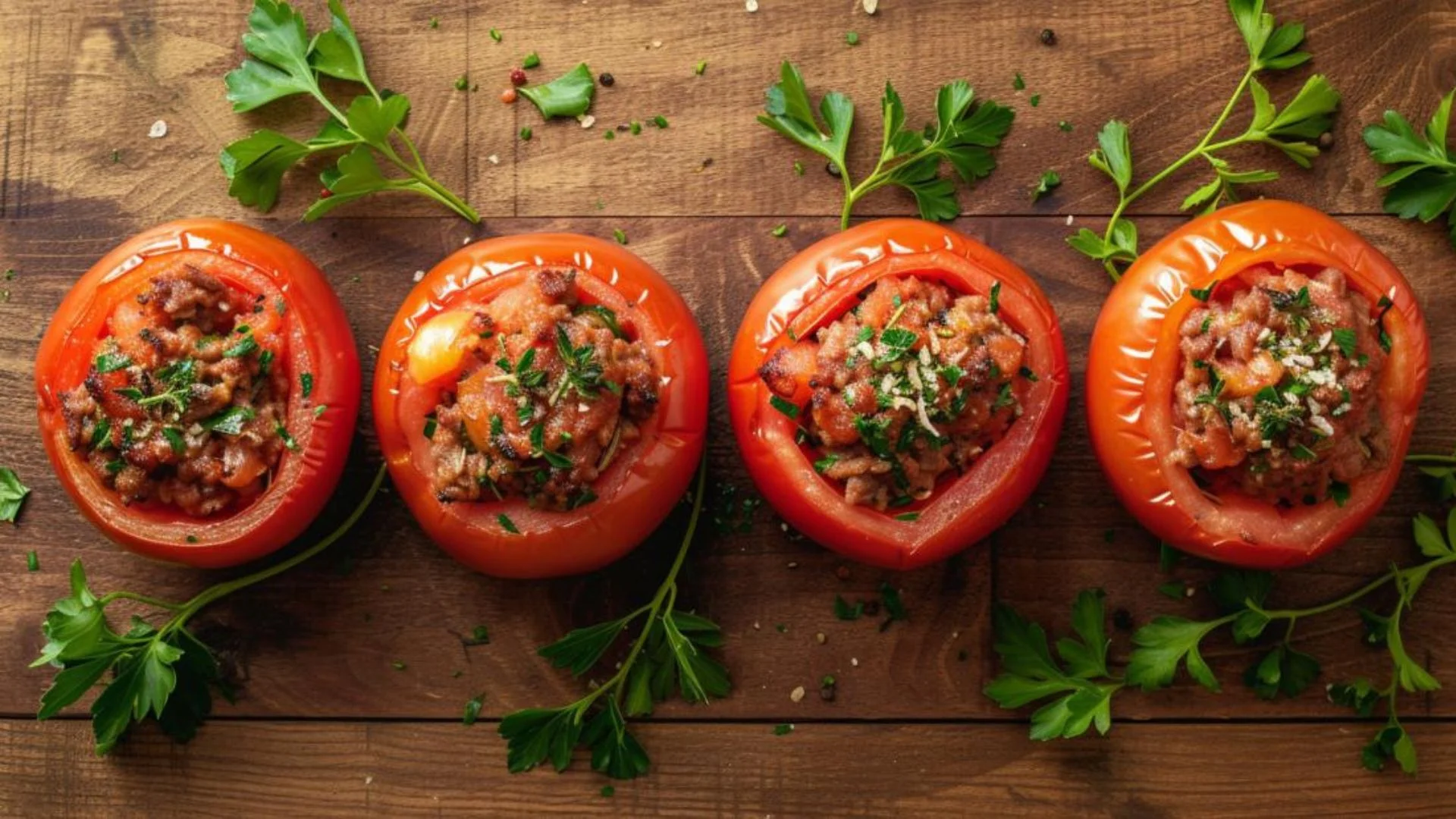 Tomates farcies à la mode paléo