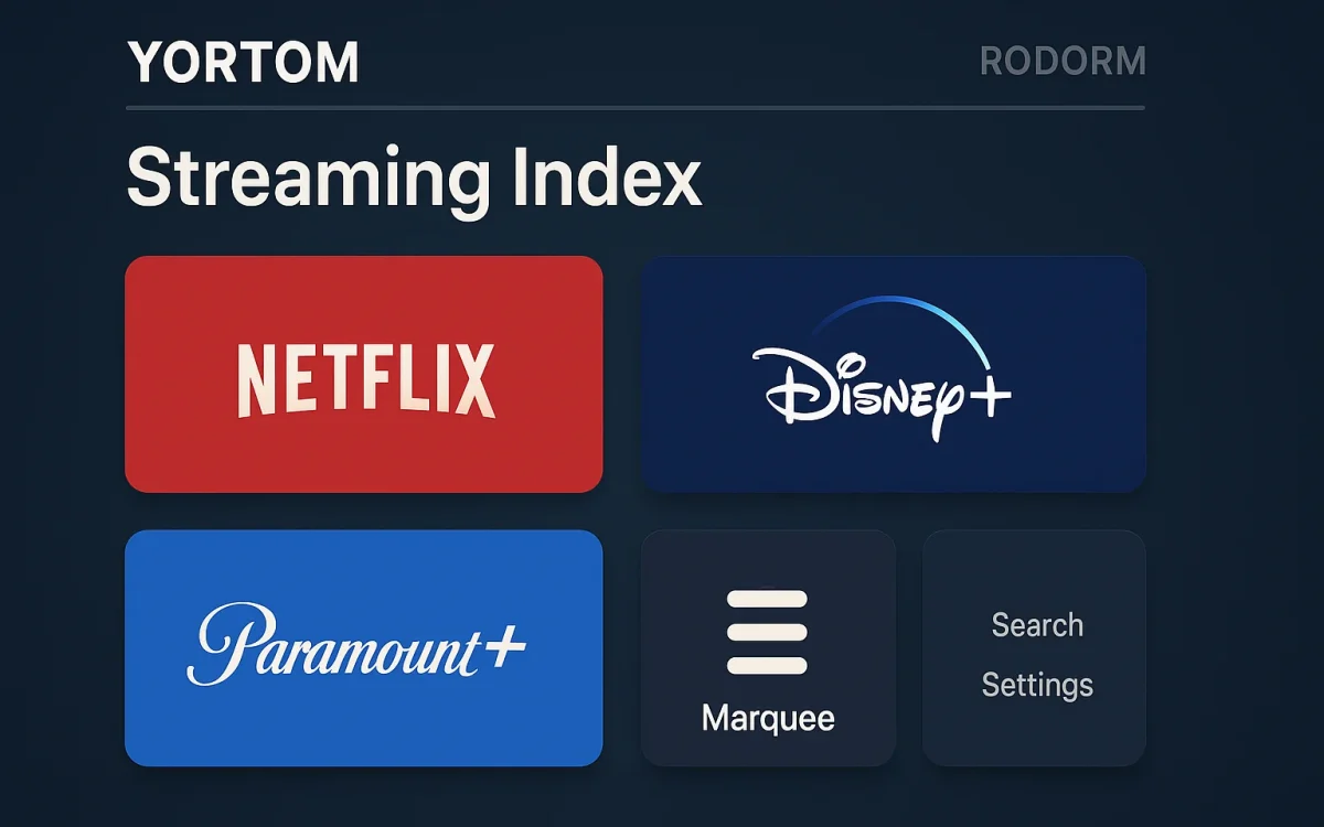 Yortom: Le Guide Complet de l’Index de Streaming